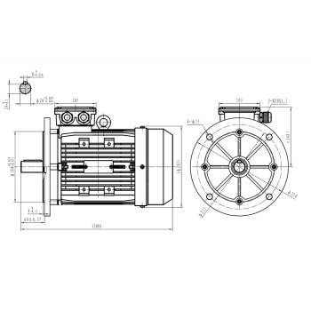 Silnik elektryczny 4,0kW 1400 obr/min. 100B5
